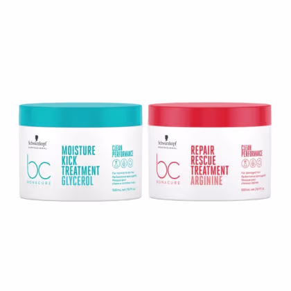 Imagem do produto Kit Schwarzkopf Professional Máscara Capilar BC Repair Rescue 500ml + Moisture Kick 500g