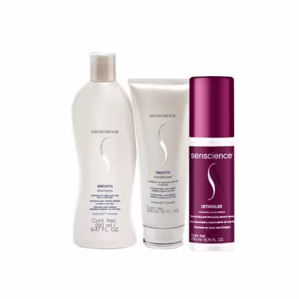 Imagem do produto Kit Senscience Smooth + Detangler Trio (3 Produtos)