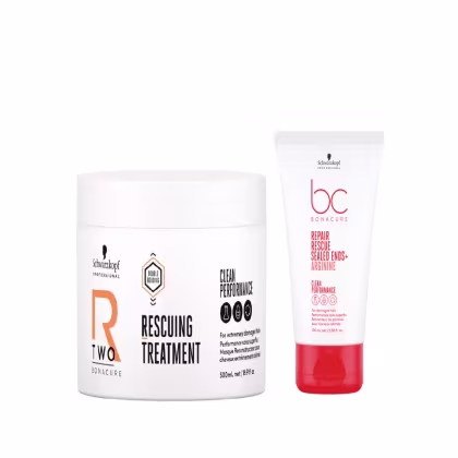 Imagem do produto Kit Schwarzkopf Professional  Bonacure  Repair Rescue Sealed Ends - 100ml +  R-TWO - Máscara Capilar 500ml