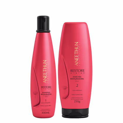 Imagem do produto Aneethun Restore System Kit Shampoo Restaurador e Máscara Restauradora 250g