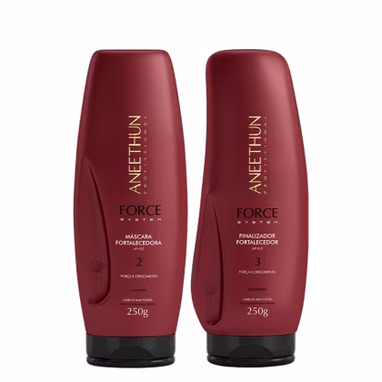 Imagem do produto Aneethun Force System Kit Máscara e Finalizador Fortalecedor 250g