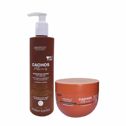 Imagem do produto Kit Arvensis Professional Cachos Naturais - Ativador De Cachos Crespos 300ml + Geleia Alta Fixação 250g