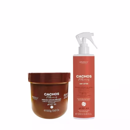 Imagem do produto Kit Arvensis Professional Cachos Naturais - Máscara Crespos 500g + Day After 250ml