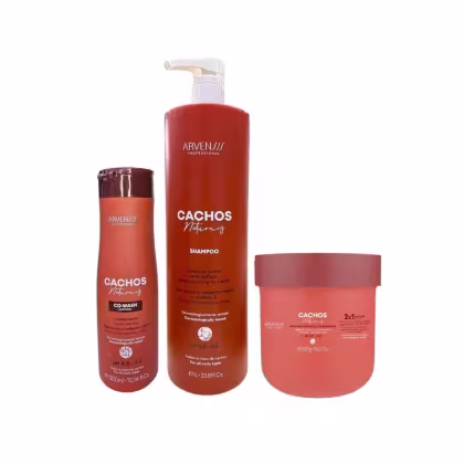 Imagem do produto Kit Arvensis Cachos Naturais - Shampoo 1L + Co-Wash 300ml + Máscara Capilar 2x1 500g