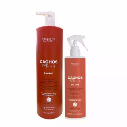 Imagem do produto Kit Arvensis Professional Cachos Naturais - Shampoo 1L + Day After 250ml