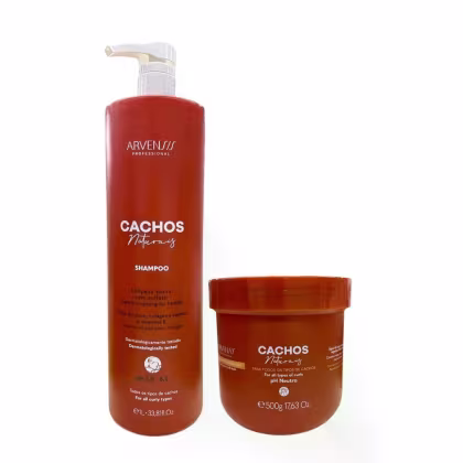 Imagem do produto Kit Arvensis Professional Cachos Naturais - Shampoo 1L + Geleia Ativadora 500g