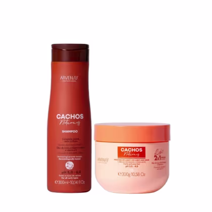 Imagem do produto Kit Arvensis Cachos Naturais - Shampoo 300ml + Máscara 2x1 Light 300g
