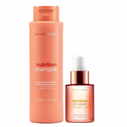 Imagem do produto Kit Braé Stages Nutrition - Shampoo 250ml + Oil Repair 60ml