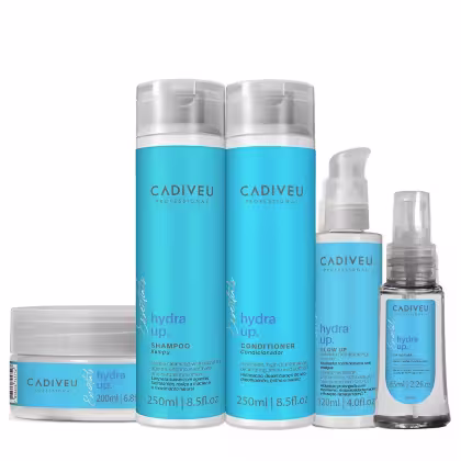 Imagem do produto Kit Cadiveu Professional Hydra Up - Shampoo & Condicionador 250ml + Máscara 200ml + Leave-In 120ml + Sérum 65ml