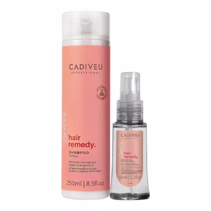 Imagem do produto Kit Cadiveu Professional Hair Remedy - Shampoo 250ml + Óleo 65ml