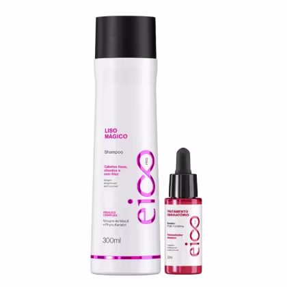 Imagem do produto Kit Eico Pro Liso Mágico - Shampoo 300ml + Booster 30ml