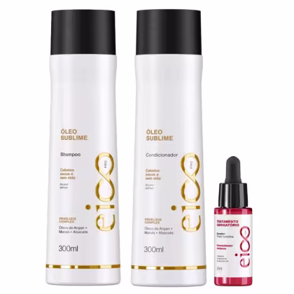 Imagem do produto Kit Eico Pro Óleo Sublime - Shampoo 300ml + Condicionador 300ml + Booster 30ml