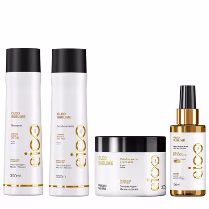 Imagem do produto Kit Eico Pro Óleo Sublime - Shampoo 300ml + Condicionador 300ml+ Máscara 300g + Óleo 100ml