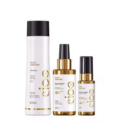 Imagem do produto Eico Pro Óleo Sublime - Shampoo 300ml + Óleo 100ml + Óleo 30ml