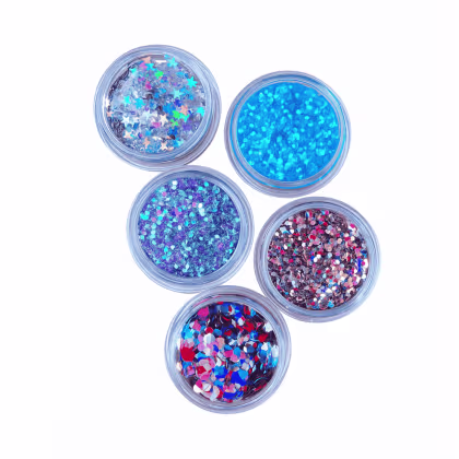 Imagem do produto Glitter Flocado Coleção Folia Make A (5 Unidades)