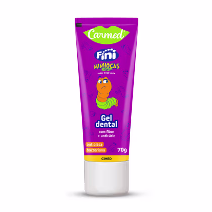 Imagem do produto Kit Carmed Fini Minhocas Pasta De Dente + Enxaguante Bucal (2 Produtos)