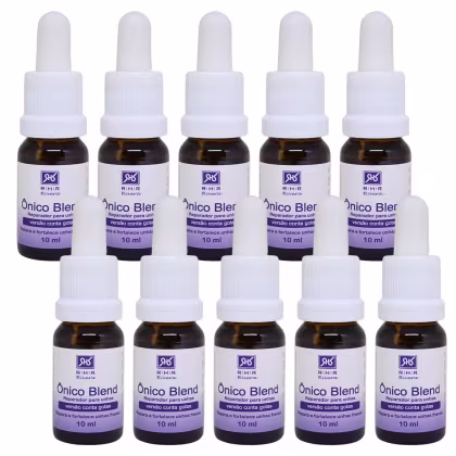 Dez frascos de Reparador para Unhas RHR Cosméticos.