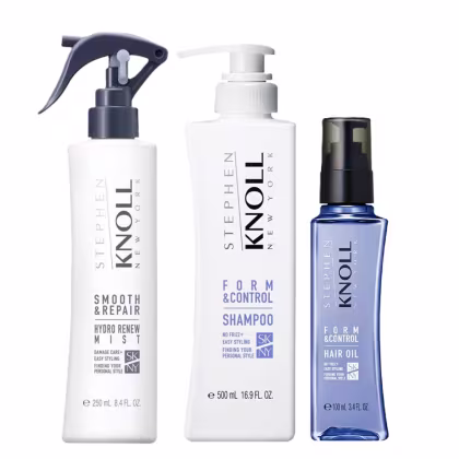 Imagem do produto Kit Stephen Knoll Form & Control - Shampoo 500ml + Leave-in Smooth 250ml + Hair Oil 100ml