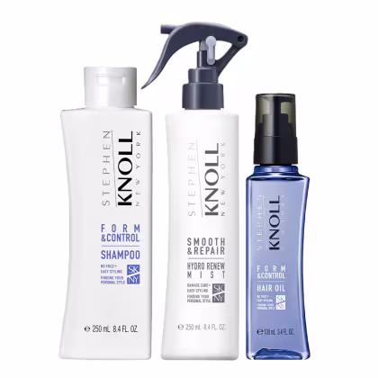 Imagem do produto Kit Stephen Knoll Form & Control - Shampoo 250ml + Leave-in Smooth 250ml + Hair Oil 100ml