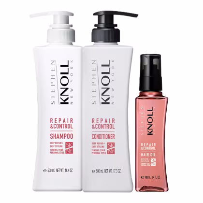 Imagem do produto Kit Stephen Knoll Repair & Control - Shampoo 500ml + Condicionador 500ml + Hair Oil 100ml