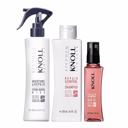 Imagem do produto Kit Stephen Knoll Repair & Control - Shampoo 250ml + Leave-in Moisture 250ml + Hair Oil 100ml
