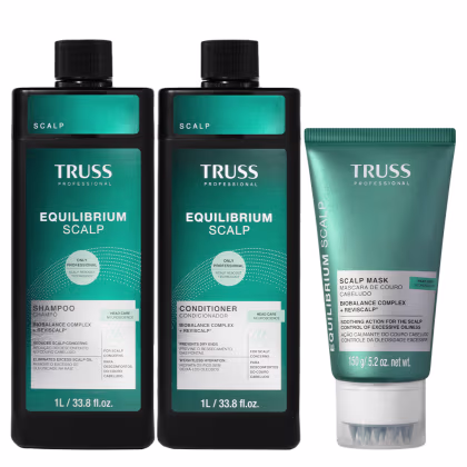 Imagem do produto Truss Equilibrium Scalp Kit Shampoo Condicionador 1L e Máscara 150g