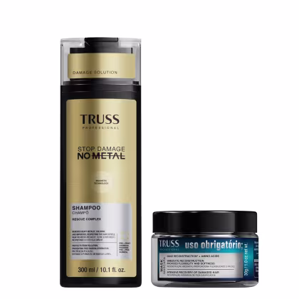 Imagem do produto Truss Stop No Metal Kit Shampoo e Máscara Uso Obrigatório 30g
