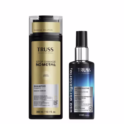 Imagem do produto Truss Stop No Metal Kit Shampoo e Óleo Uso Obrigatório 60ml