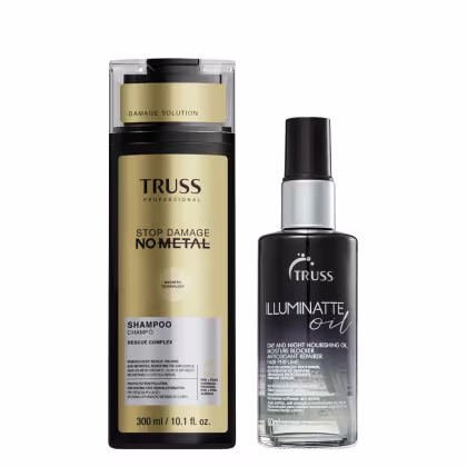 Imagem do produto Truss Stop No Metal Kit Shampoo e Illuminatte Oil 60ml