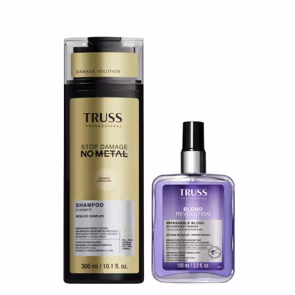 Imagem do produto Truss Stop No Metal Kit Shampoo e Finalizador Blond Revolution 100ml
