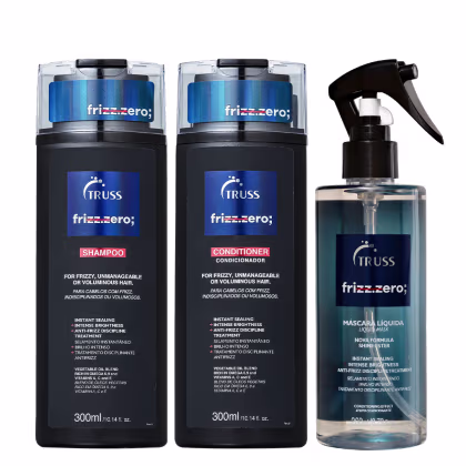 Imagem do produto Truss Frizz Zero Kit Shampoo Condicionador e Spray 260ml
