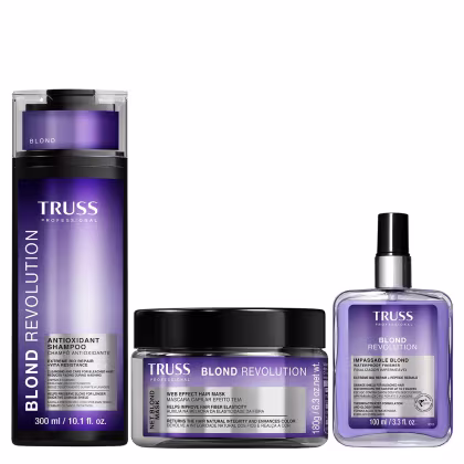 Imagem do produto Truss Blond Revolution Kit Shampoo Máscara e Finalizador Capilar 100ml