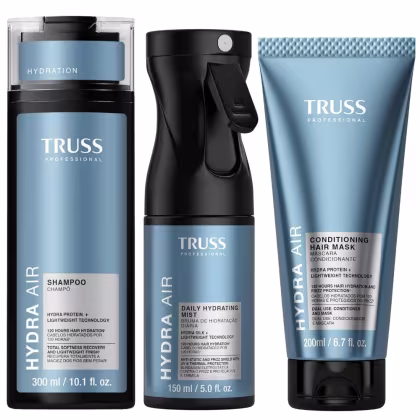 Imagem do produto Kit Truss Hydra Air - Shampoo 300ml + CondMask 200ml + Bruma150ml