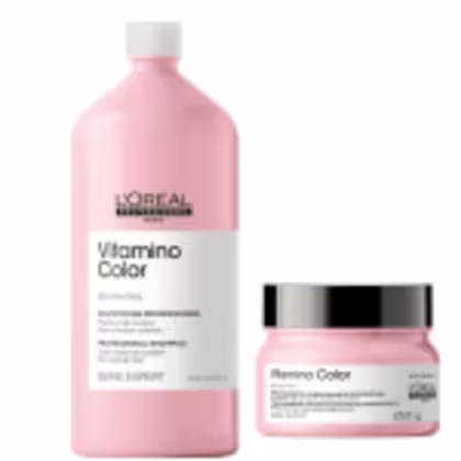 Imagem do produto Kit L’Oréal Professionnel Serie Expert Vitamino Color Shampoo 1500ml + Máscara 250g