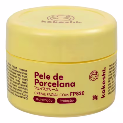 Imagem do produto Kokeshi Hidratante Facial Pele de Porcelana Com Fps20 - 30g