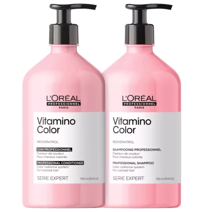 Imagem do produto Kit L'Oréal Professionnel Serie Expert Vitamino Color (2 Produtos)SH E COND 750ML