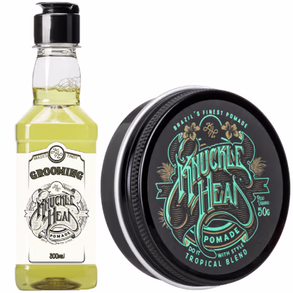 Imagem do produto KIT KNUCKLEHEAD - Grooming 300ml + Pomada Tropical 50g