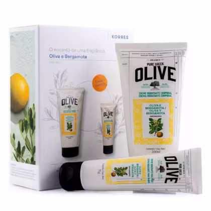 Imagem do produto Korres Kit Greek Olive Hidratratante Corporal 200ml + Hidratante Mãos 75ml