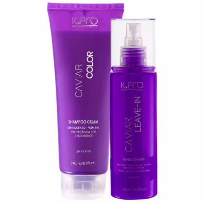 Imagem do produto Kit K.Pro Caviar - Shampoo 240ml & Leave-In 200ml
