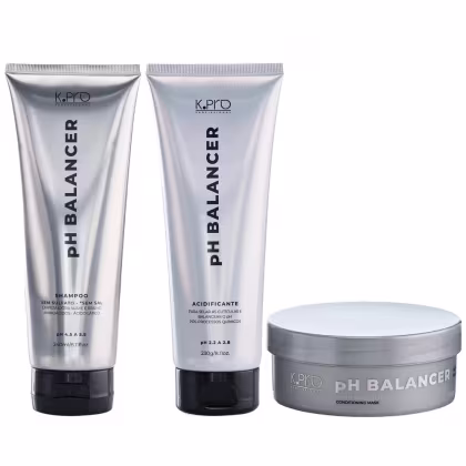 Imagem do produto Kit K.Pro pH Balancer Shampoo 240ml + Acidificante 230g + Máscara 165g