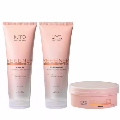 Imagem do produto Kit K.Pro Regenér - Shampoo 240ml + Condicionador 240ml + Máscara 165g