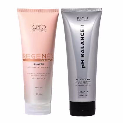 Imagem do produto Kit K.Pro Regenér Shampoo 240ml + pH Balancer Acidificante 230g