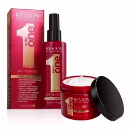 Imagem do produto Kit Revlon Professional Uniq One Duo Treatment (2 Produtos) MASC E LEAVIN