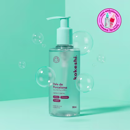 Imagem do produto KOKESHI SABONETE LIQUIDO FACIAL PELE DE PORCELANA 190ML
