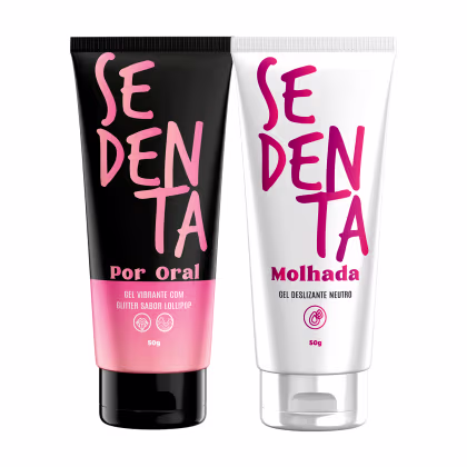 Imagem do produto Kit Sedenta Molhada Lubrificante Neutro e Vibrador Líquido Sedenta por Oral Lollipop
