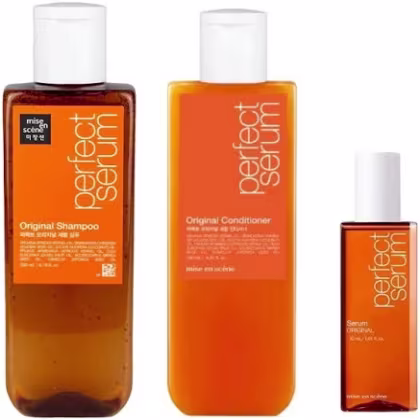 Imagem do produto Kit Mise en Scène - Perfect Serum - Shampoo + Condicionador 200 ml + Serum 30ml