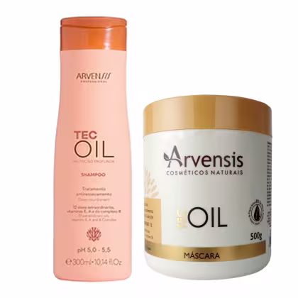 Imagem do produto Kit Arvensis Tec Oil Shampoo 300ml + Máscara 500g