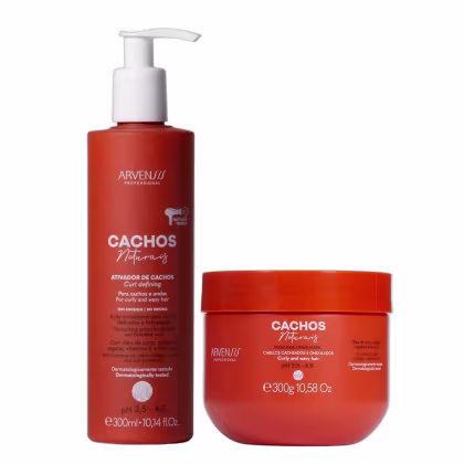 Imagem do produto Kit Arvensis Professional Cachos Naturais - Ativador de Cachos 300ml + Máscara 300g