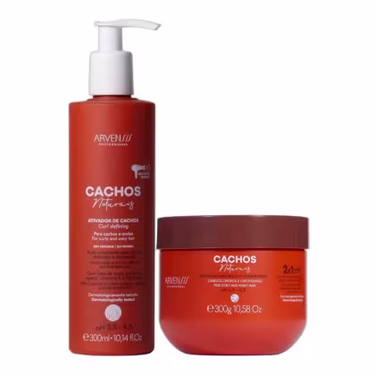 Imagem do produto Kit Arvensis Professional Cachos Naturais - Ativador de Cachos 300ml + Máscara 2x1 300g