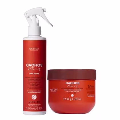 Imagem do produto Kit Arvensis Professional Cachos Naturais - Day After 250ml + Máscara 2x1 300g